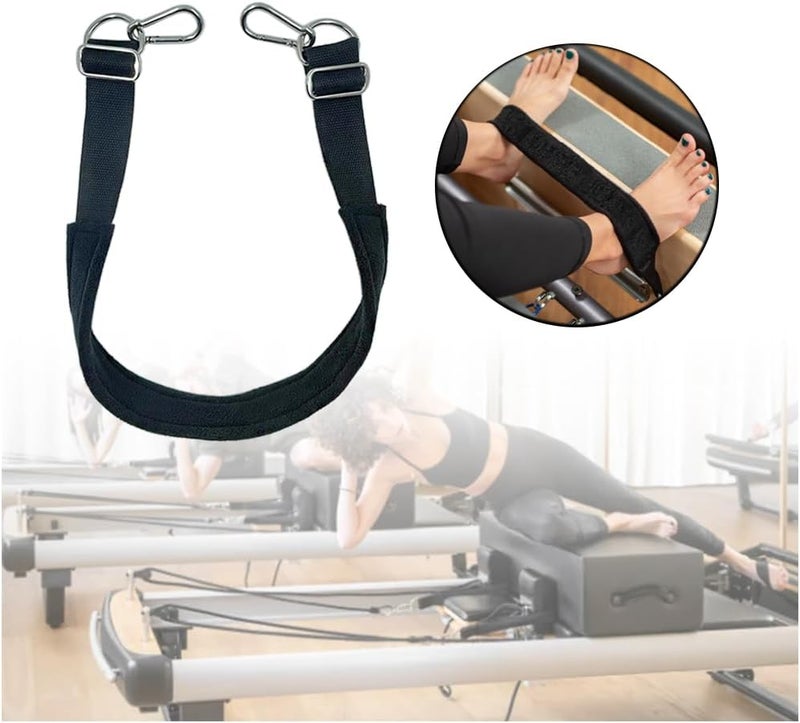 LOOEEL Pilates Equipment Hook and Tie Straps,Equipoise Body Cotton Straps,Suitable for Pilates Core Bed Accessories,Balance Training -Thickened Material 27.6 in. - Image 5